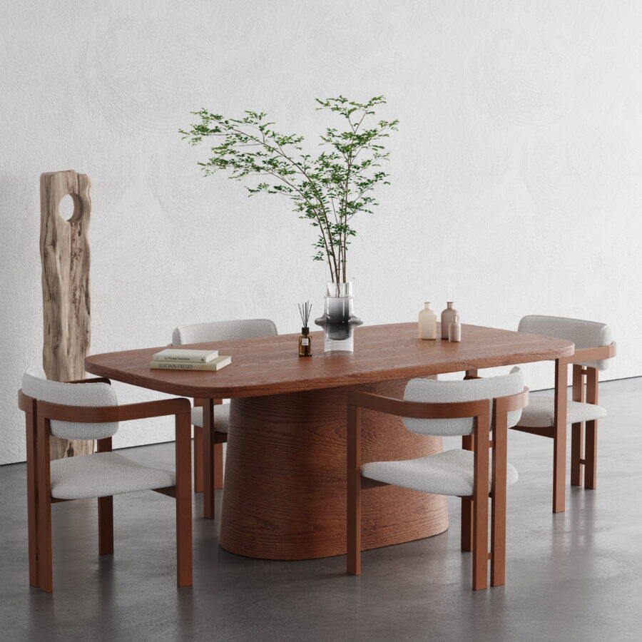 Vena Yemek Masası - Ceviz